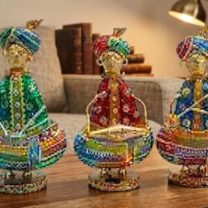 JP432 ( Handcrafted Rajasthani Musical Trio Metal Showpiece Set )