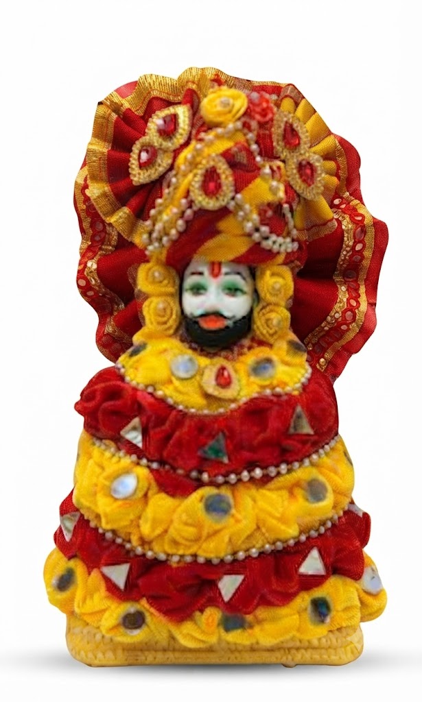 KHATU NO 1 KAPDA ( Handcrafted Khatu Shyam Ji Idol with Designer Dress ) - Image 2
