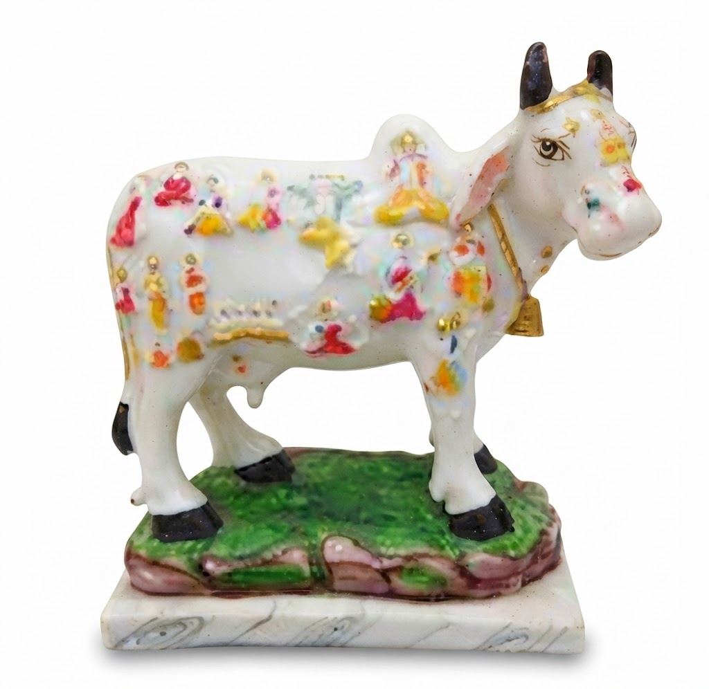Premium Kamdhenu Cow Idol with 33 Crore Deities - Image 2