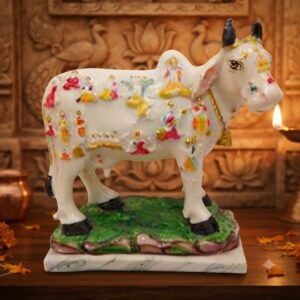 Premium Kamdhenu Cow Idol with 33 Crore Deities