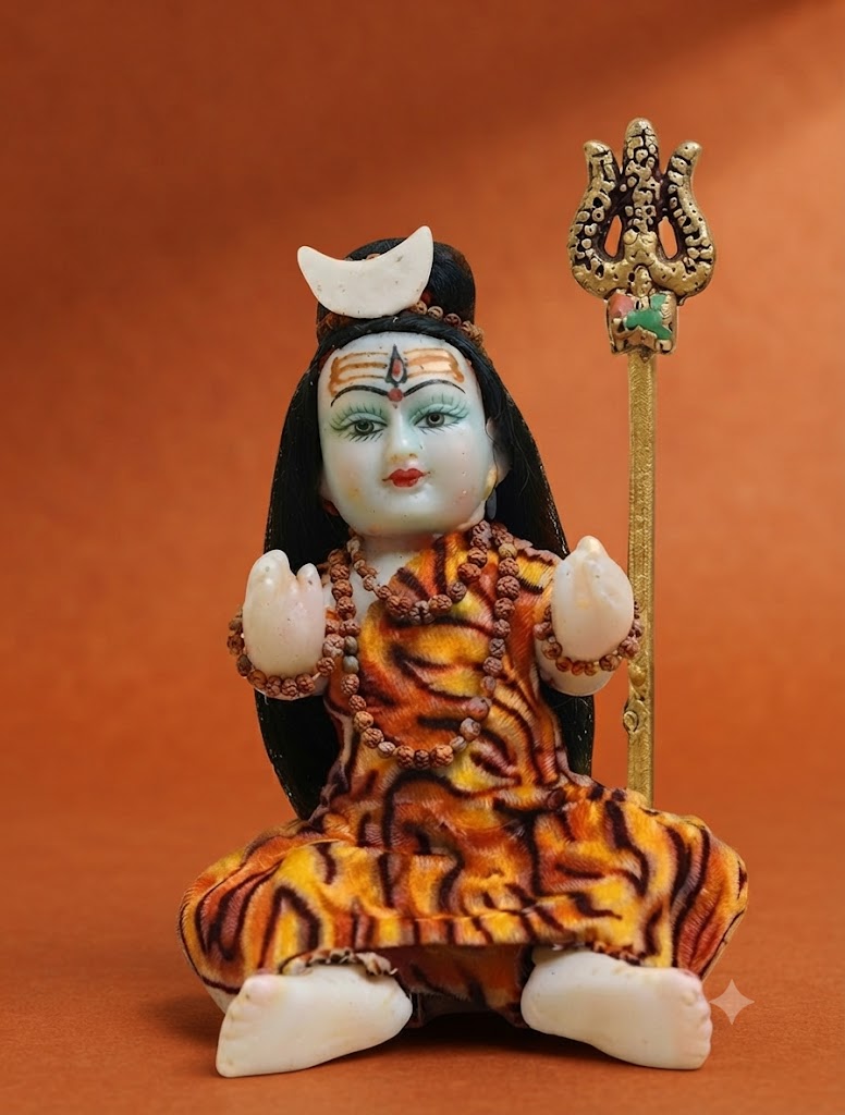 Premium Bal Shiv (Baby Lord Shiva) Idol with Trishul