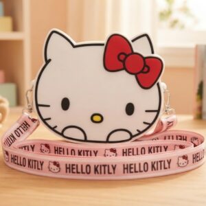 Hello Kitty Silicone Crossbody Shoulder Bag for Kids