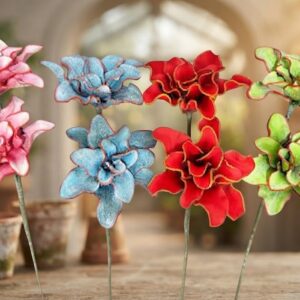 YS1148  ( Luxury Enamel Succulent Rose Artificial Flower Stem ) 144PCS CTN
