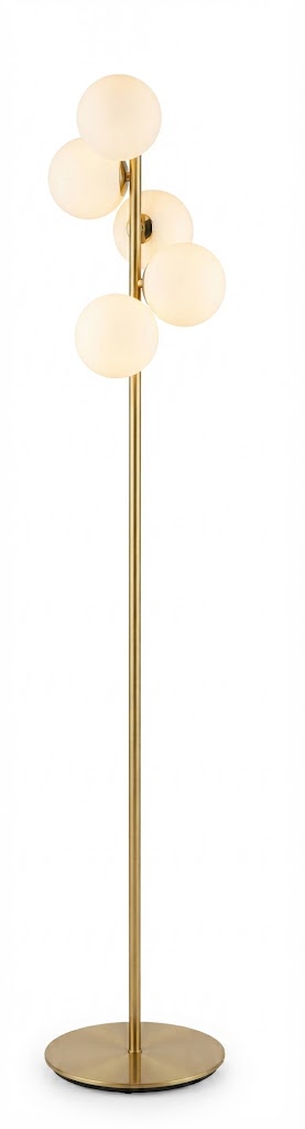 YS1161 ( Modern Gold 5-Globe Luxury Floor Lamp ) 5PCS CTN - Image 2