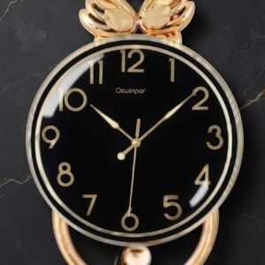 YS1436 ( Luxury Swan Design Pendulum Wall Clock ) 10PCS CTN