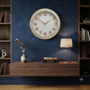 YS1438 ( Premium Textured Round Wall Clock )  10PCS CTN