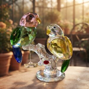 YS1456 ( Luxury Crystal Love Birds Showpiece ) (  Pcs CTN-12 )