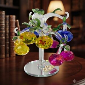 YS1458 ( Premium Crystal Wealth Tree with Colorful Hanging Gem Fruits )