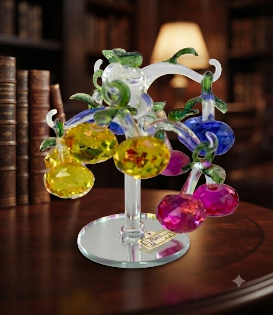 YS1458 ( Premium Crystal Wealth Tree with Colorful Hanging Gem Fruits )