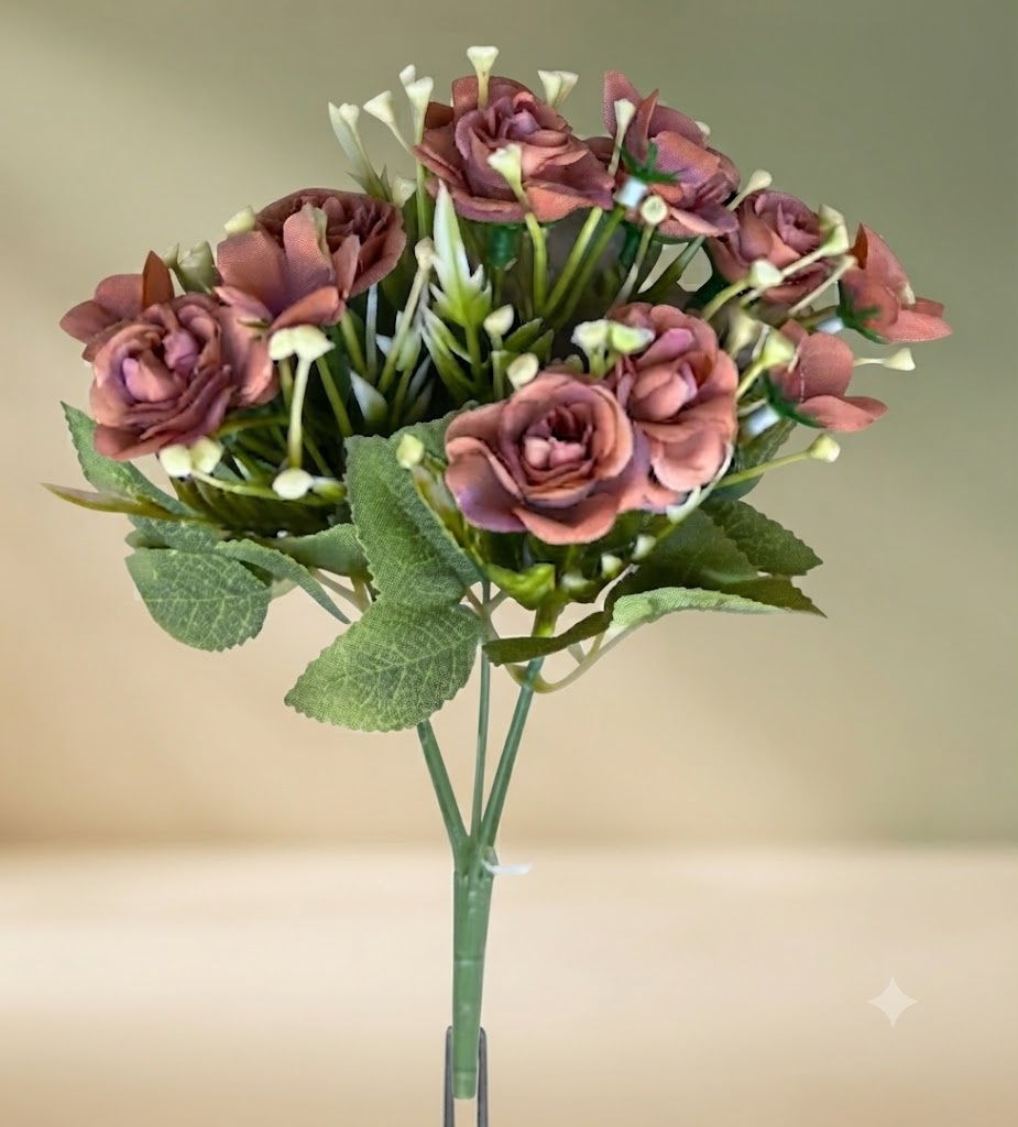 YS245 ( Premium Artificial Mini Rose Bouquet ) 1000PCS CTN