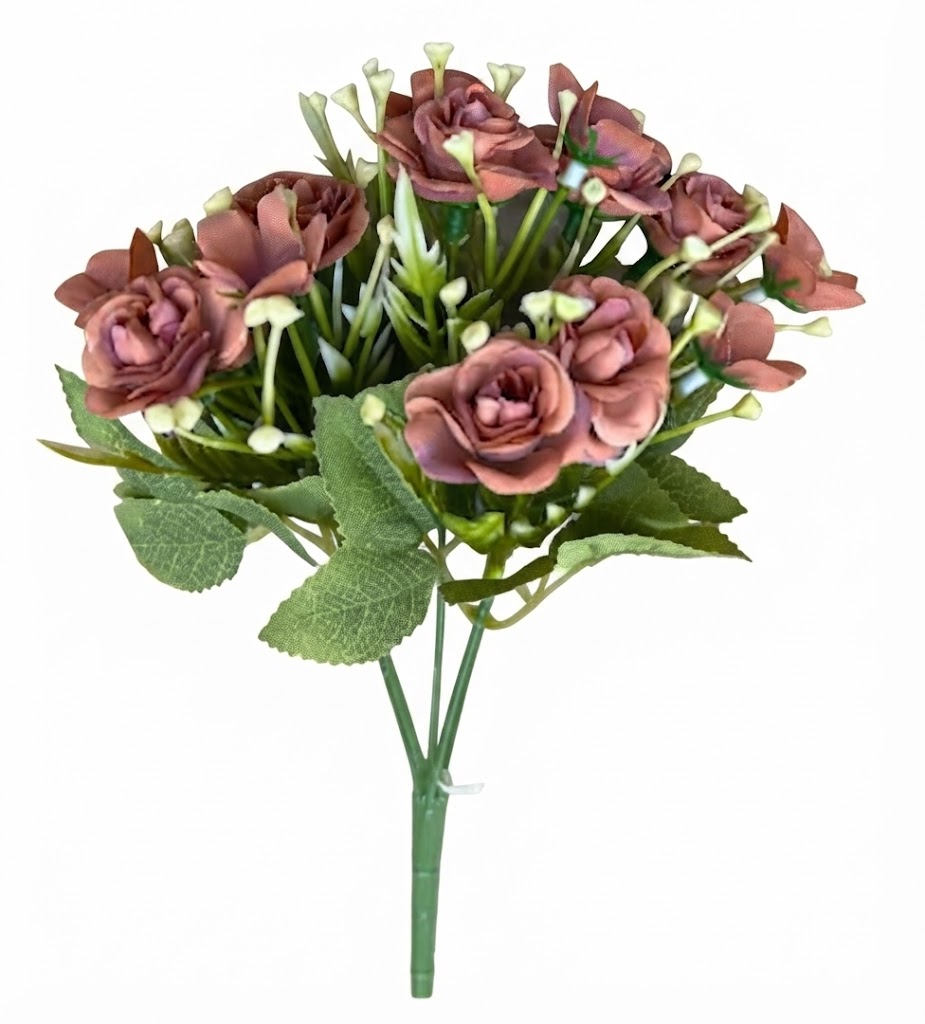 YS245 ( Premium Artificial Mini Rose Bouquet ) 1000PCS CTN - Image 2