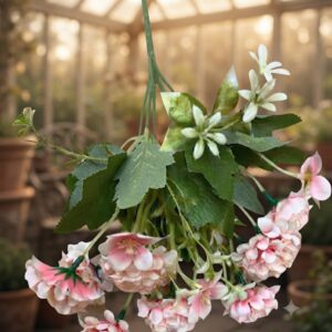 YS251 ( Premium Artificial Hanging Pink Blossom Flower Bunch ) 1000PCS CTN
