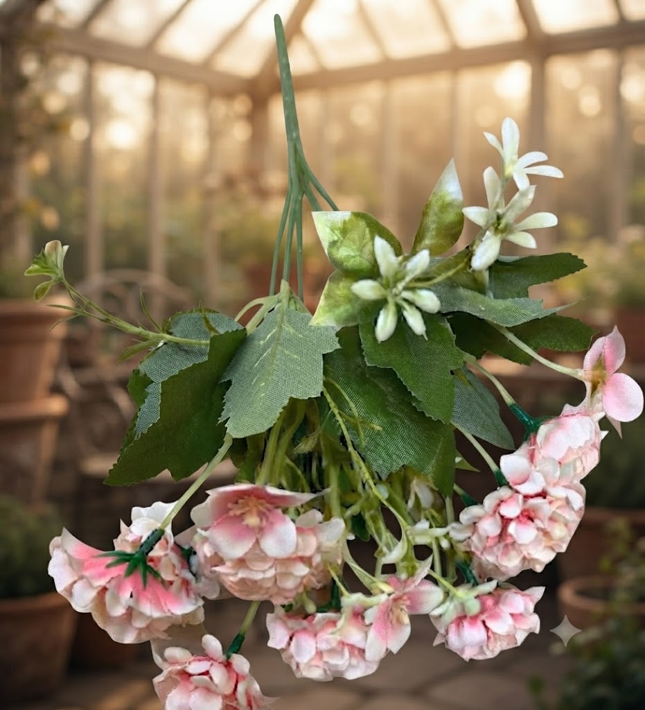 YS251 ( Premium Artificial Hanging Pink Blossom Flower Bunch ) 1000PCS CTN
