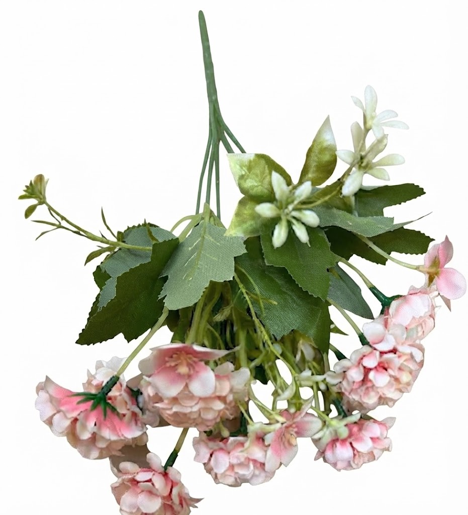 YS251 ( Premium Artificial Pink Blossom Flower Bouquet – Decorative Floral Bunch ) 1000PCTN - Image 2