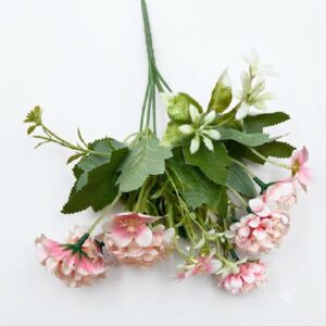 YS251 ( Premium Artificial Pink Blossom Flower Bouquet – Decorative Floral Bunch ) 1000PCTN