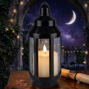 YS563 ( Decorative Glass Hurricane Lantern for Home & Festive Décor )