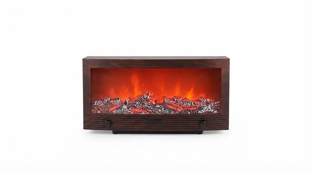 YS963 ( Modern LED Electric Fireplace with Realistic Flame Effect ) 4PCS CTN - Image 2