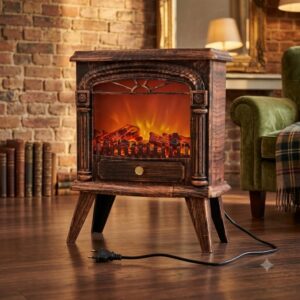 YS972 ( Vintage Electric Fireplace Heater with Realistic Flame Effect ) 12PCS CTN