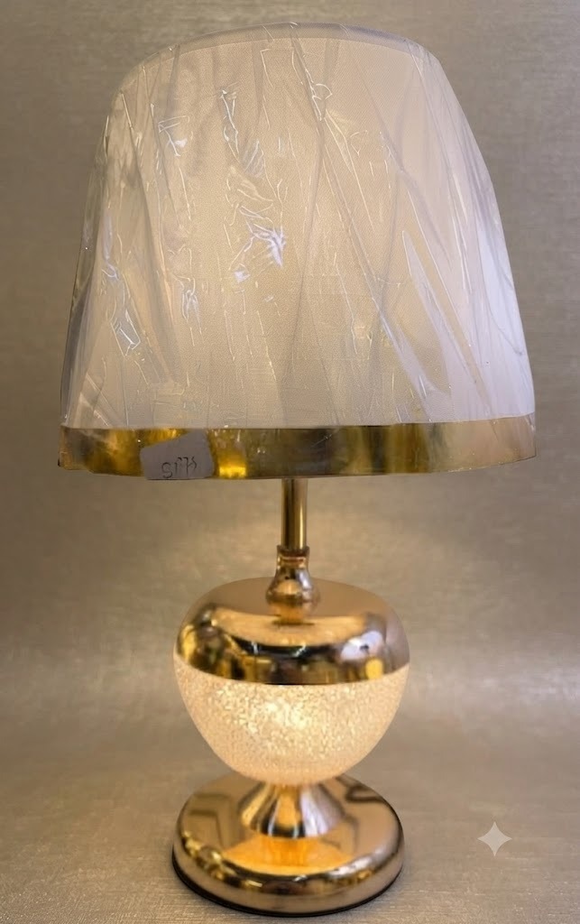 YS2194 ( Luxury Gold Crystal LED Table Lamp with Fabric Shade ) PcsCtn.36