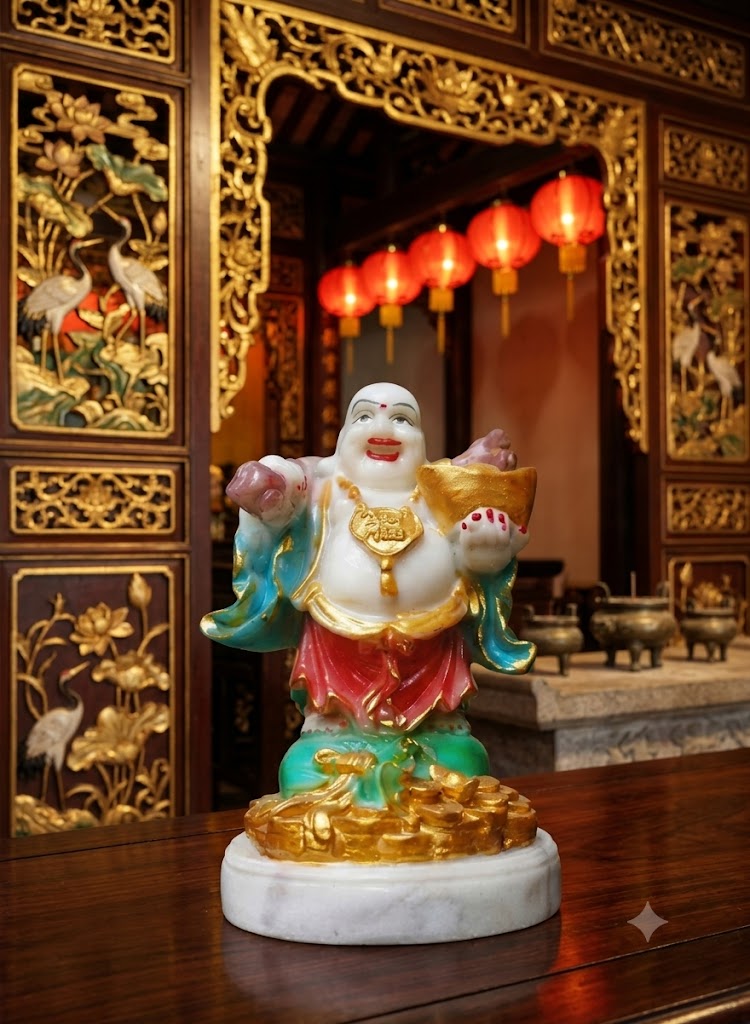 no c minni ( Feng Shui Lucky Buddha Idol for Home, Office & Gift )