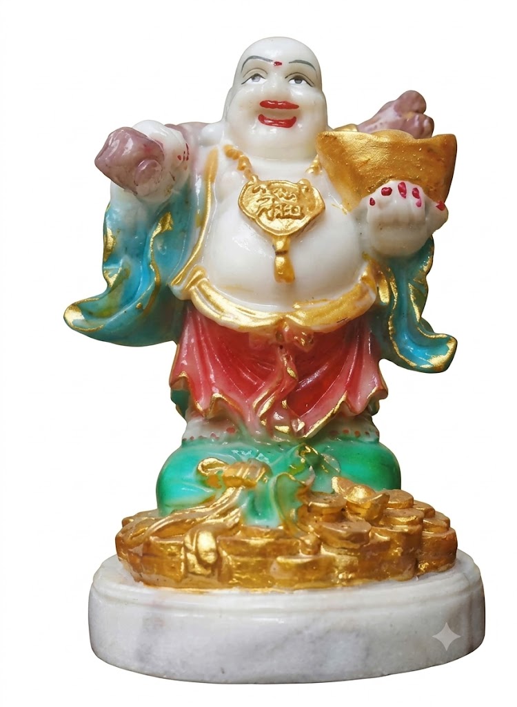 no c minni ( Feng Shui Lucky Buddha Idol for Home, Office & Gift ) - Image 2