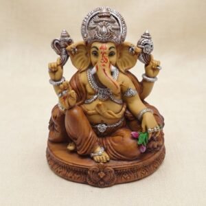 1049 WD ( Lord Ganesha Polyresin Idol for Home Temple )