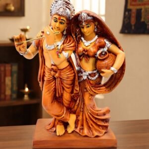 1056Wd ( Radha Krishna Polyresin Idol with Flute )
