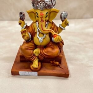 1059WD  ( Lord Ganesha Sitting Polyresin Idol )
