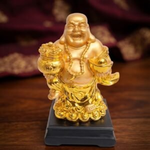 1094 ( Golden Laughing Buddha Showpiece )