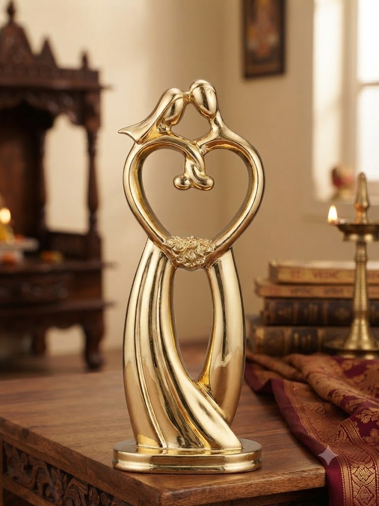 1112 ( Modern Love Sculpture Decorative Statue for Home & Office )