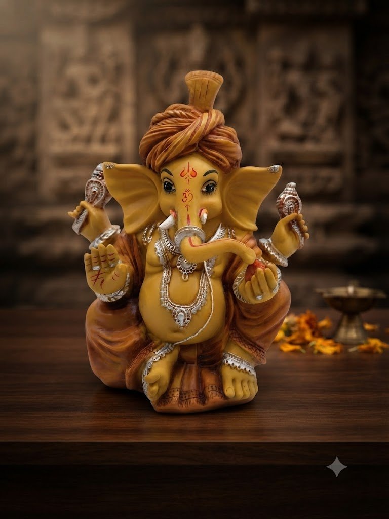 1188wd ( Royal Maharaja Ganesha Idol )