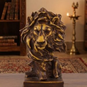 120 BROWN LION ( Royal Brown Lion Decorative Showpiece Statue )