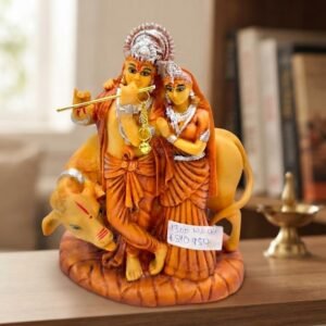 1300 WD ( Divine Radha Krishna with Cow Idol )