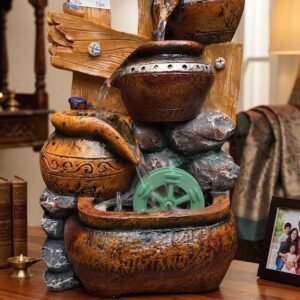 1480 No.01 ( Rustic Pot Water Fountain Showpiece )
