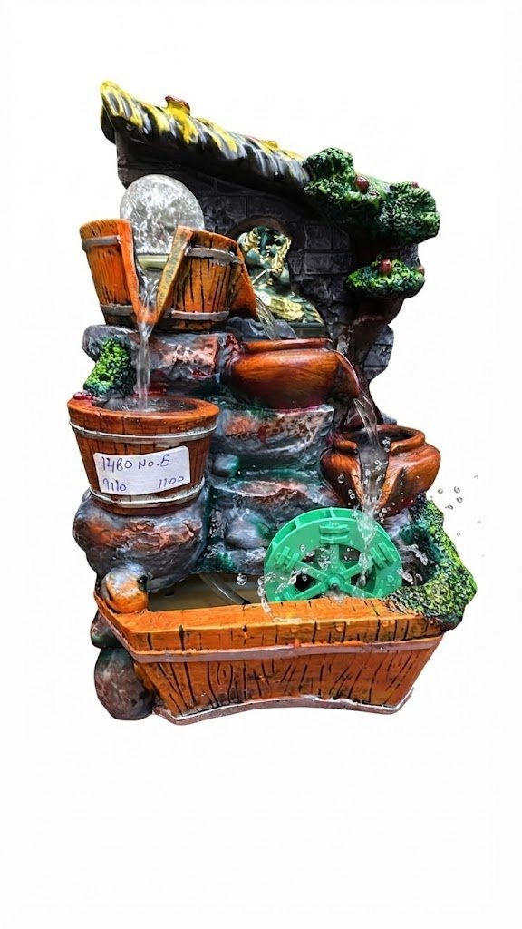 1480 No.05 ( Rustic Multi-Tier Waterfall Fountain ) - Image 2