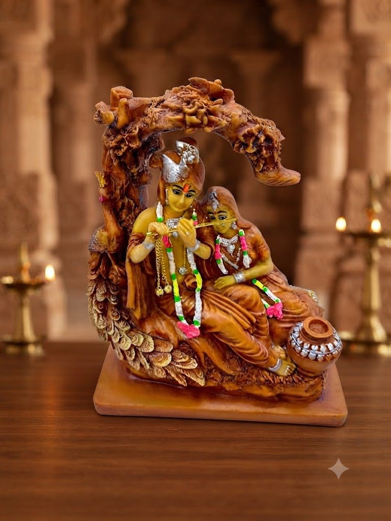 1552 WD ( Divine Radha Krishna Under Kadamba Tree )