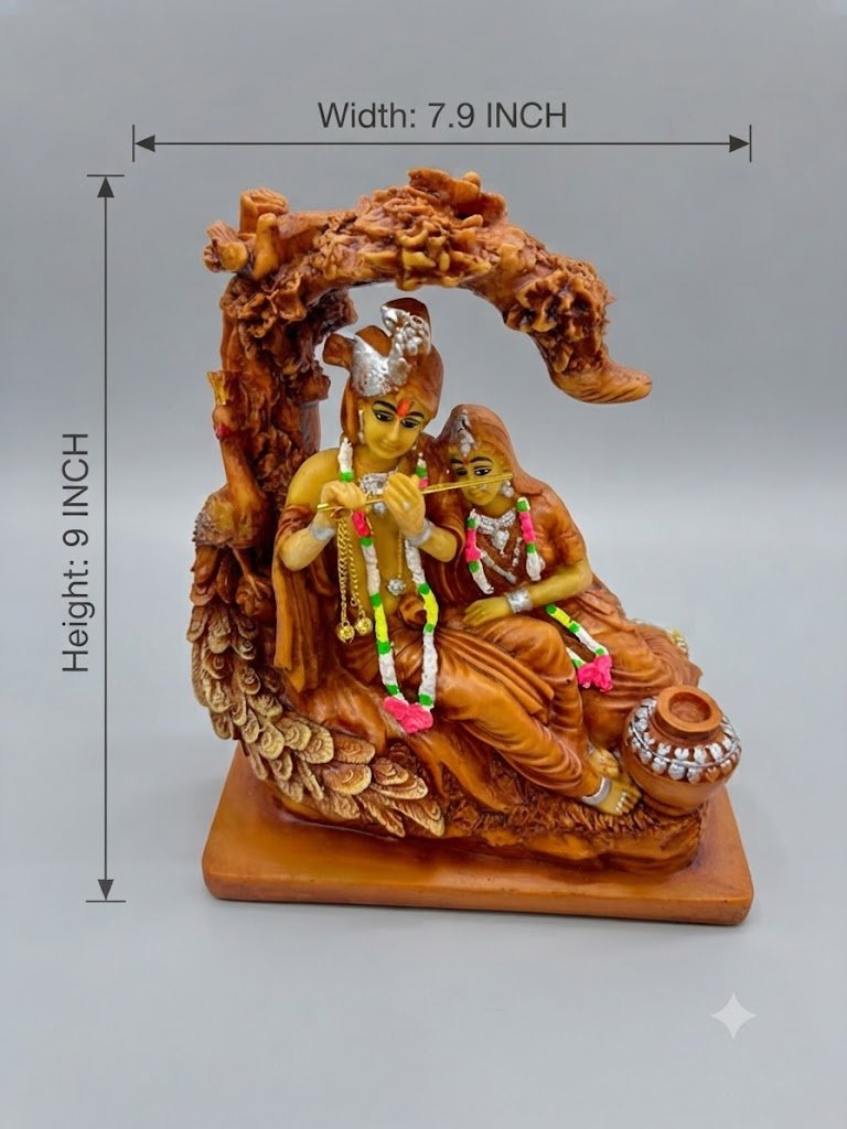 1552 WD ( Divine Radha Krishna Under Kadamba Tree ) - Image 2