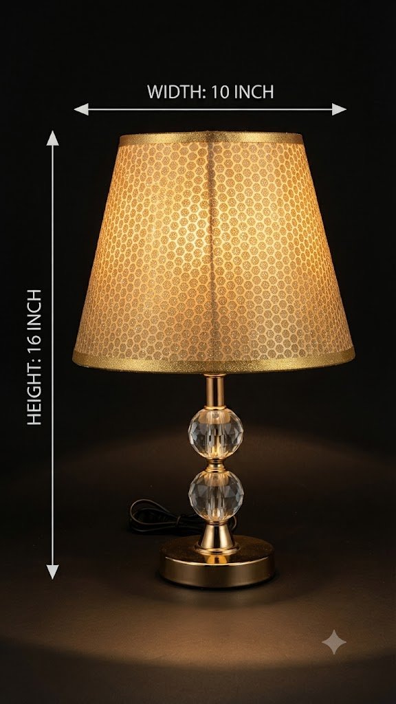 1618 ( Elegant Decorative Bedside Lamp ) - Image 2