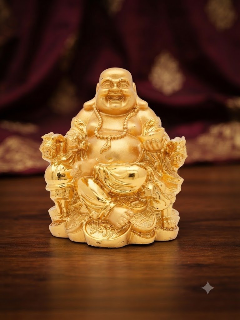 2920 ( Royal Golden Laughing Buddha Prosperity Showpiece )