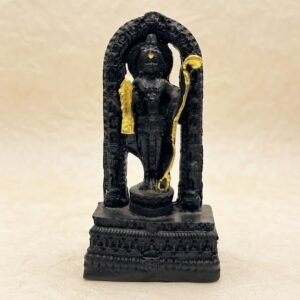 4  1,2  ( Black Lord Ram Decorative Idol with Golden Bow )