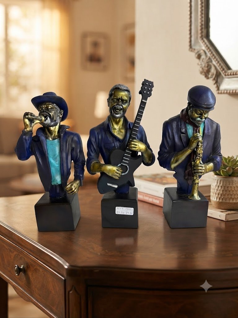 4027 ( Musician Trio Resin Showpiece Set )