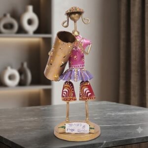 4270 ( Colorful Rajasthani Folk Musician Decorative Figurine )