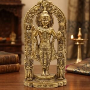 5010 ( Golden Lord Rama Idol with Ornate Arch )