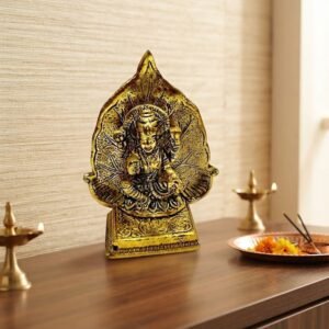 5014  ( Antique Golden Lord Ganesha Decorative Idol )