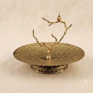 591 ( Elegant Golden Tree Decorative Platter & Dry Fruit Stand )