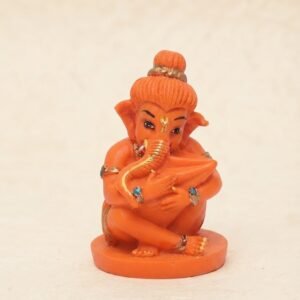 6014 M O ( Premium Orange Ganesha Musical Idol )