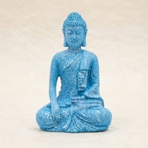 Ap-004 ( Blue Speckled Buddha Meditation Idol )