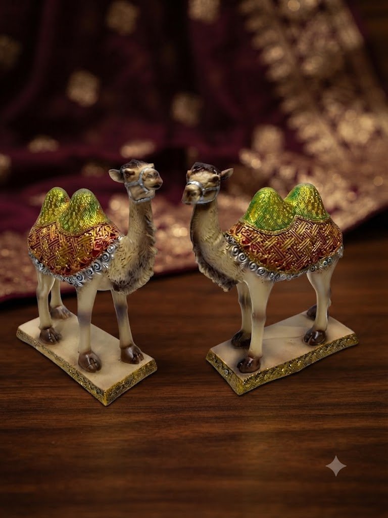 BB-IM-110 ( Royal Camel Pair Decorative Figurines )