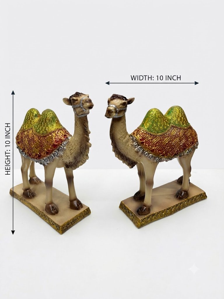 BB-IM-110 ( Royal Camel Pair Decorative Figurines ) - Image 2