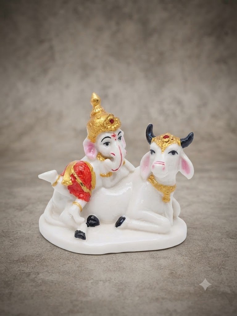 D- Nandi ( Decorative Nandi Ganesh Idol )